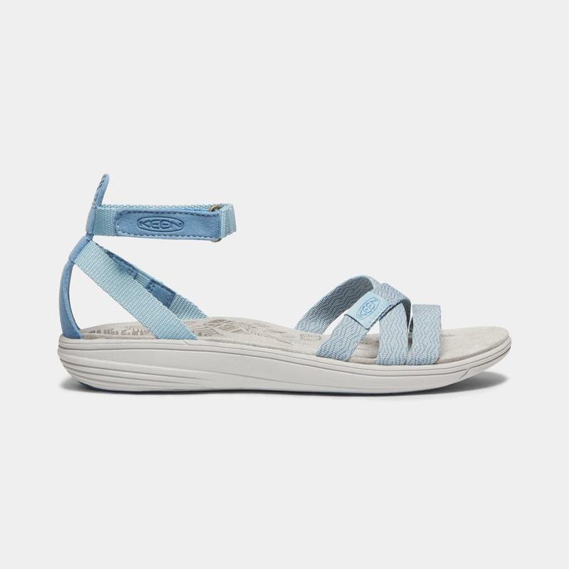 Sandalias Keen Damaya Ankle Strap Para Mujer Azules - Sandalias Keen Mexico (205781-SZA)